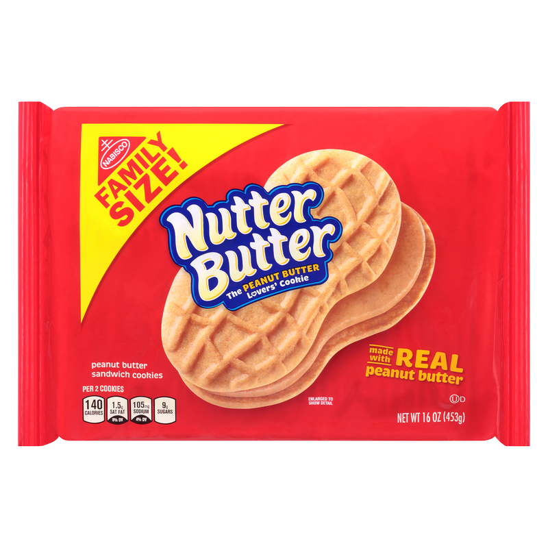 Nutter Butter Peanut Butter Sandwich Cookies 16oz