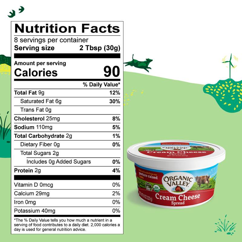 Organic Valley Cream Cheese Spread - 8oz