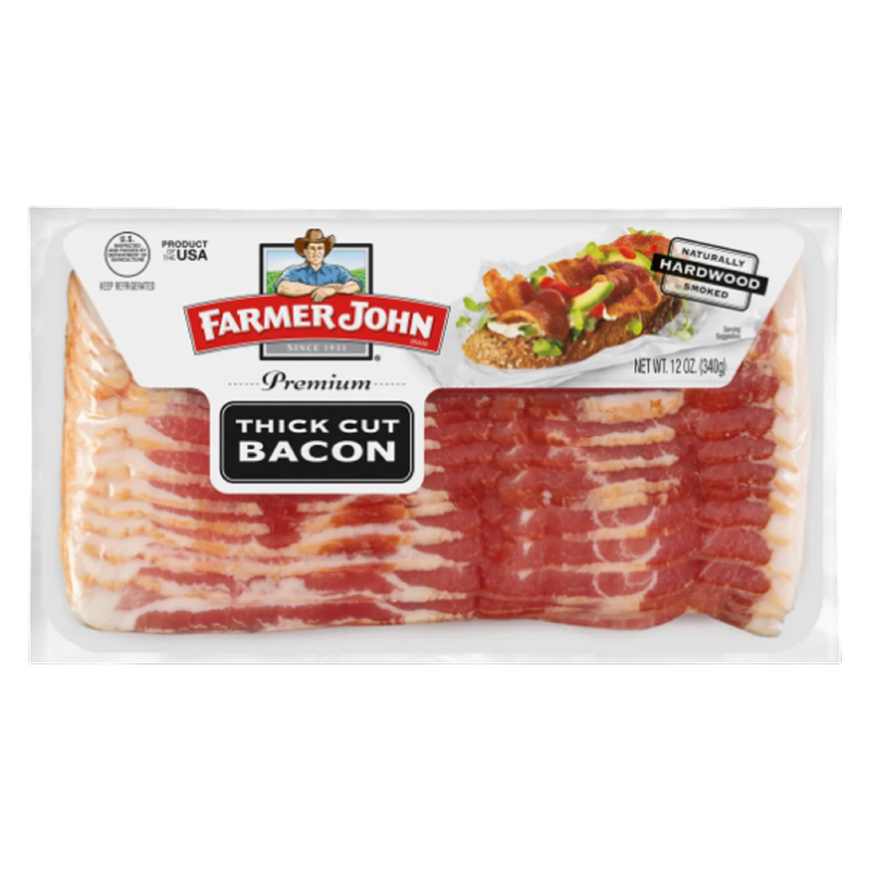 Farmer John Thick Cut Bacon - 12oz