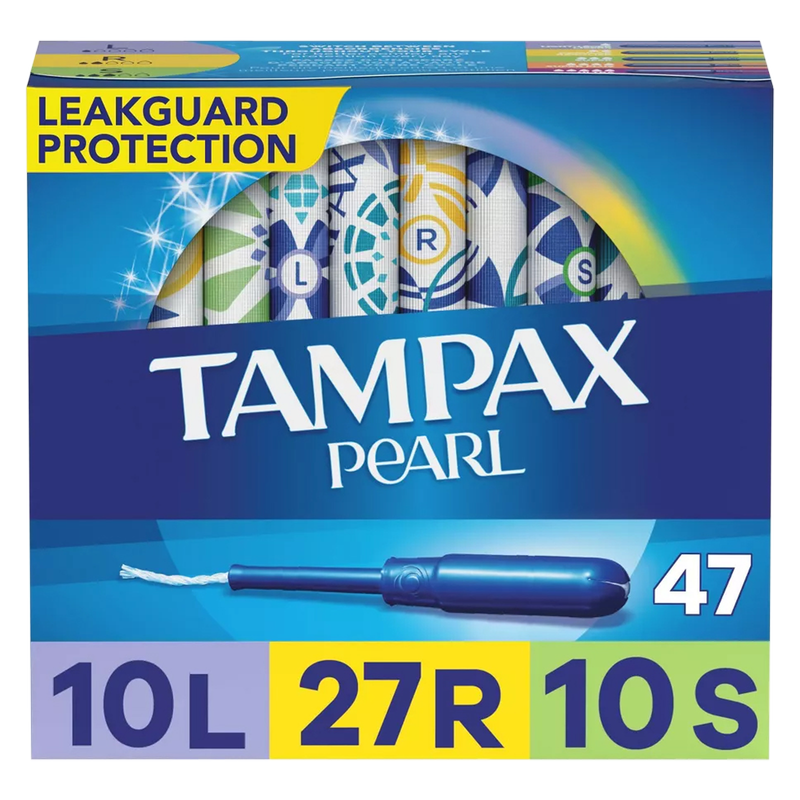 Tampax Pearl Multipack Light/Regular/Super 47ct