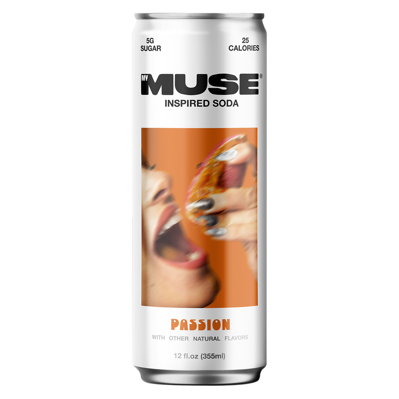 MYMUSE Inspired Soda Passion 12oz Can