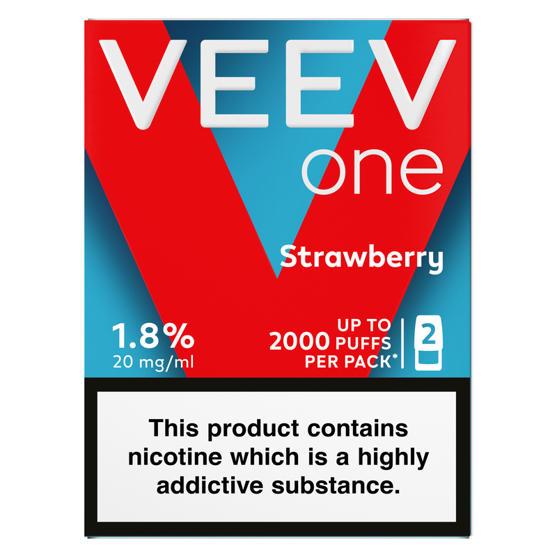 VEEV One Strawberry 1.8%, 1pcs