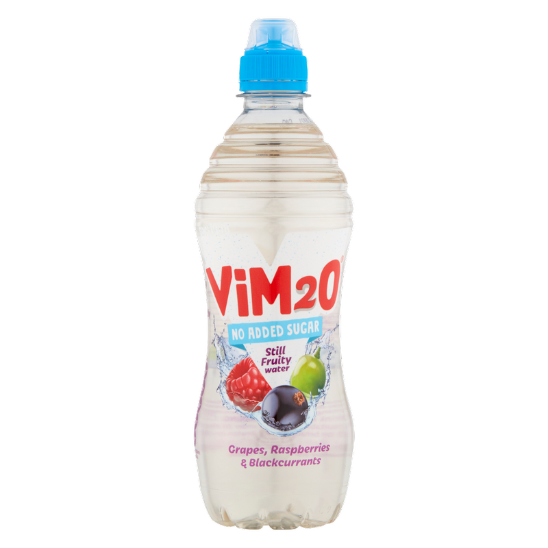 Vimto Still Fruity Spring Water Grapes Raspberries & Blackcurrants, 500ml