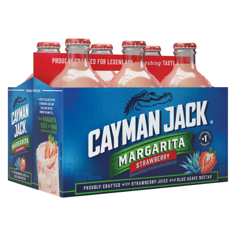 Cayman Jack Strawberry Margarita 6pk 11.2oz