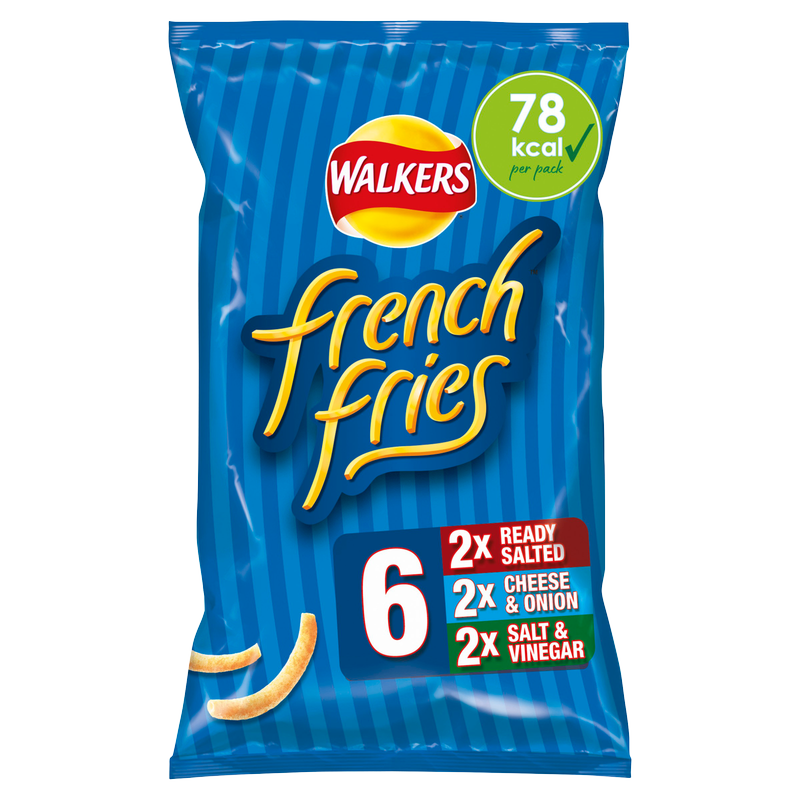 Walkers French Fries Variety, 6 x 18g