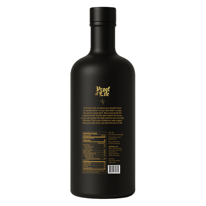 Proof of Life Zero Proof Whiskey 750ml
