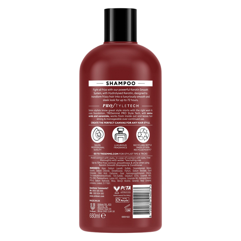 Tresemme Keratin Smooth Shampoo, 680ml