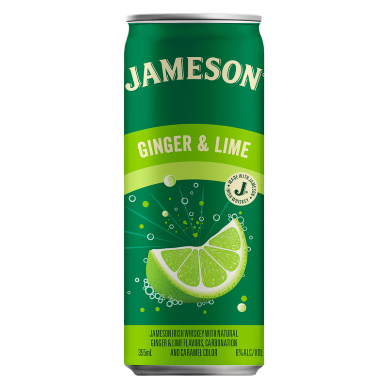 Jameson Ginger & Lime Cocktail 4pk 12oz Cans