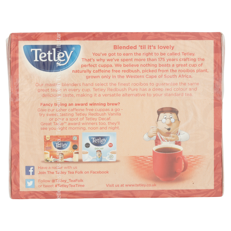 Tetley 40 Redbush Tea Bags, 40pcs