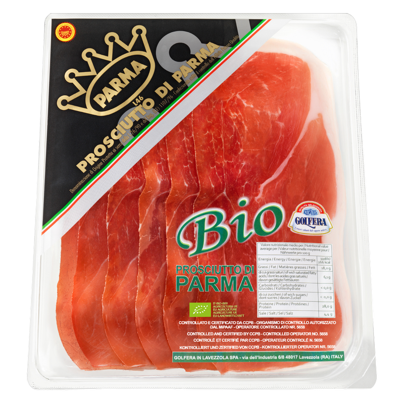 Golfera Organic Sliced Parma Ham, 70g