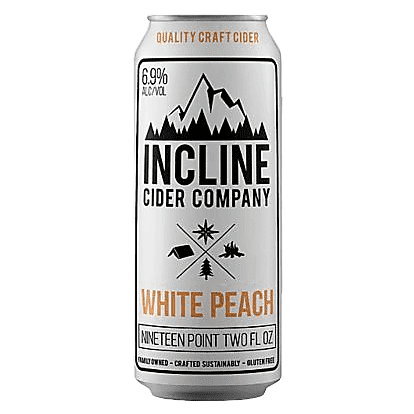 Incline White Peach Cider Single 19.2oz Can