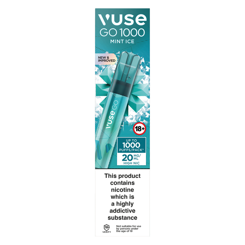 Vuse Go 1000 Pen Mint Ice 20mg/ml, 2ml