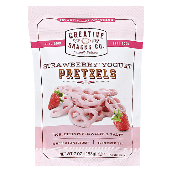 Creative Snacks Strawberry Yogurt Pretzels 7oz