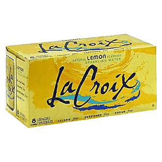 La Croix Lemon Sparkling Water 8pk 12oz