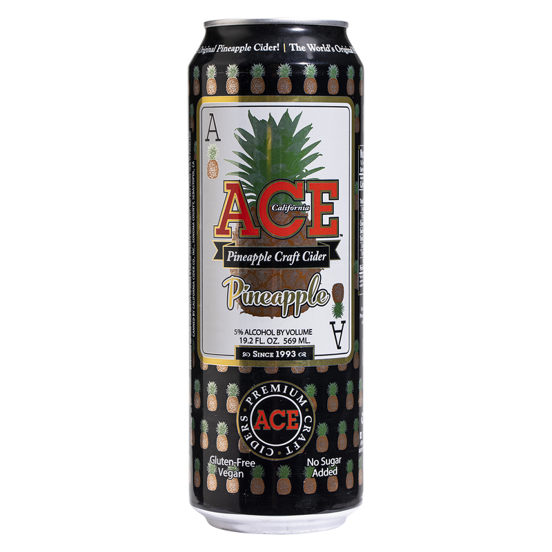 Ace Cider Pineapple Single 19.2oz Can