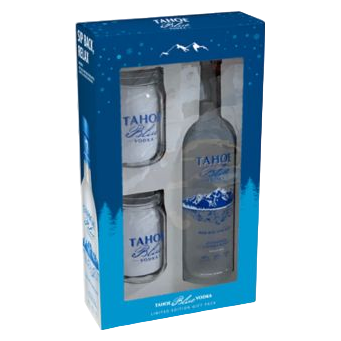 Tahoe Blue Vodka Gift Set 750ml