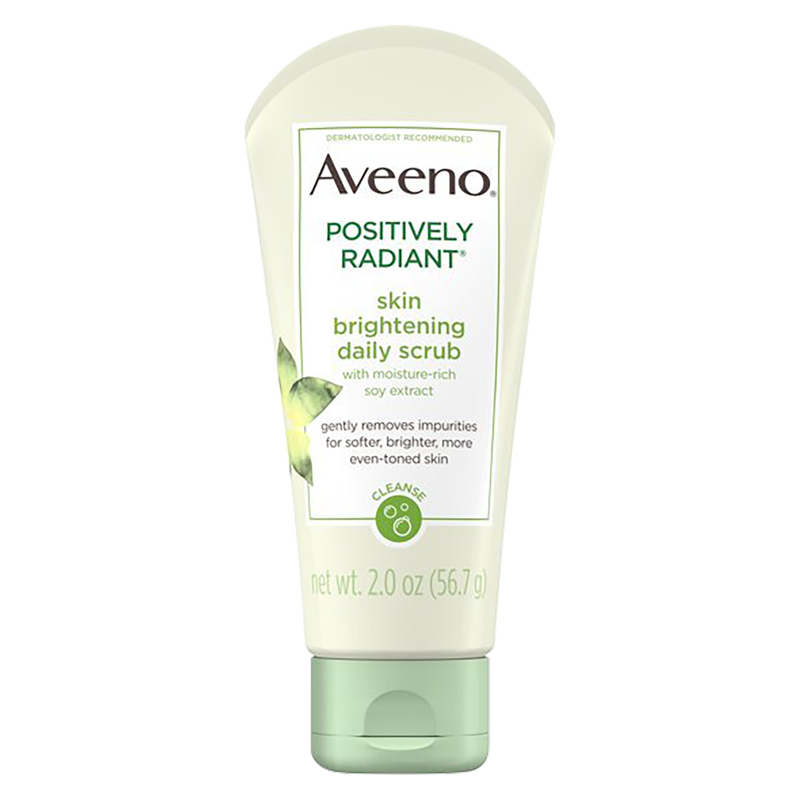 Aveeno Positively Radiant Skin Travel Size Face Scrub 2oz