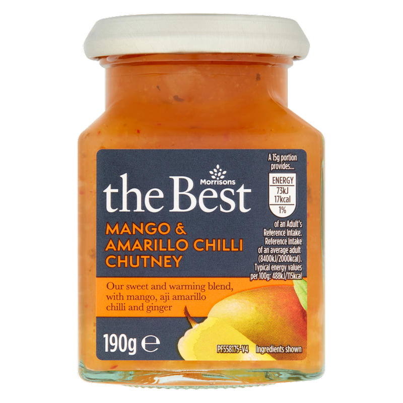 Morrisons The Best Mango & Amarillo Chilli Chutney, 190g