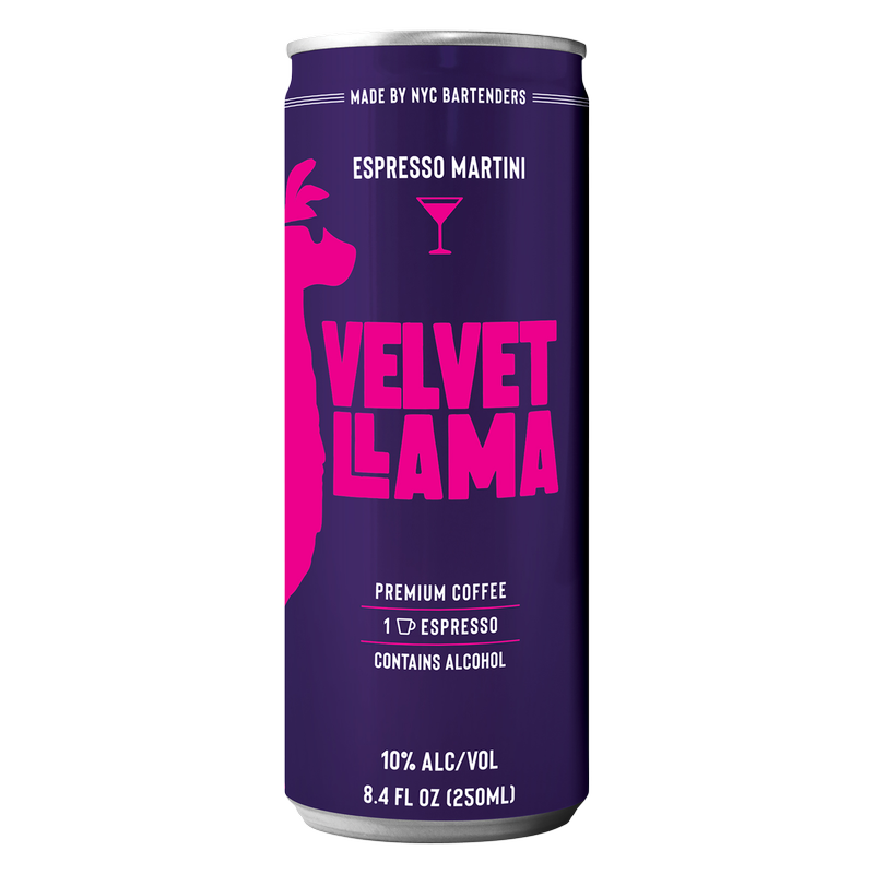 Velvet Llama Espresso Martini 4pk 8.4oz (20 Proof)