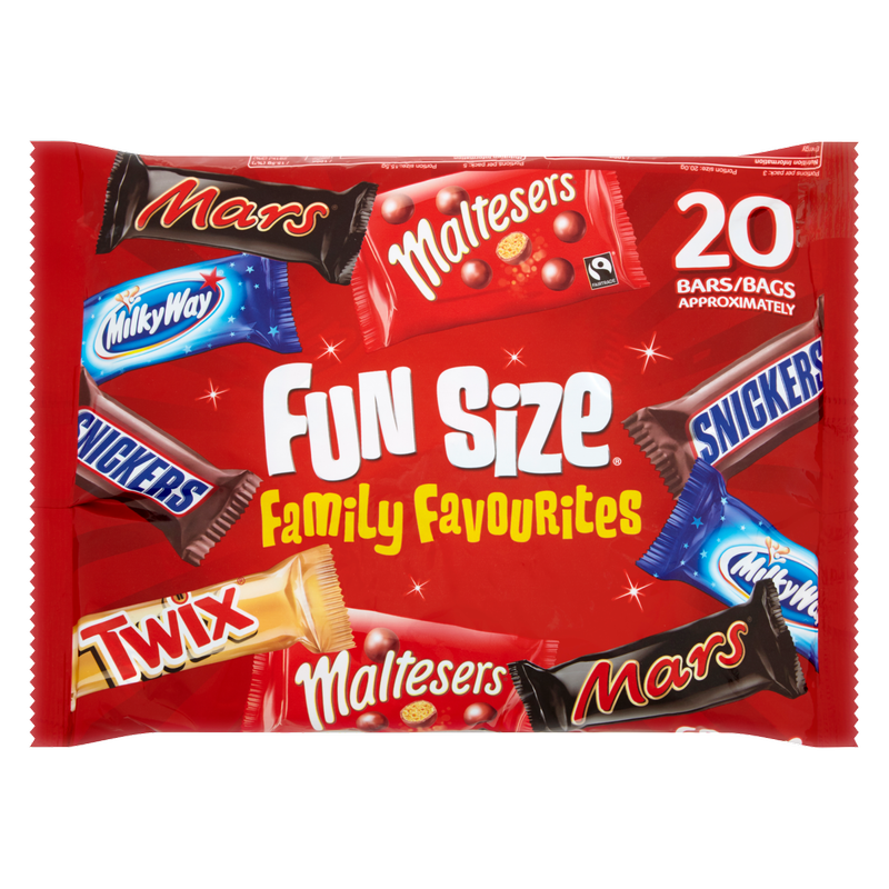 Mars Family Favourites Variety Funsize, 358g