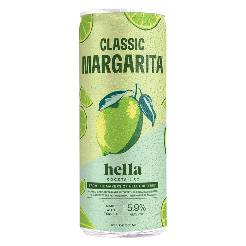 Hella Classi Margarita 4pk 12oz Can 5.9% ABV