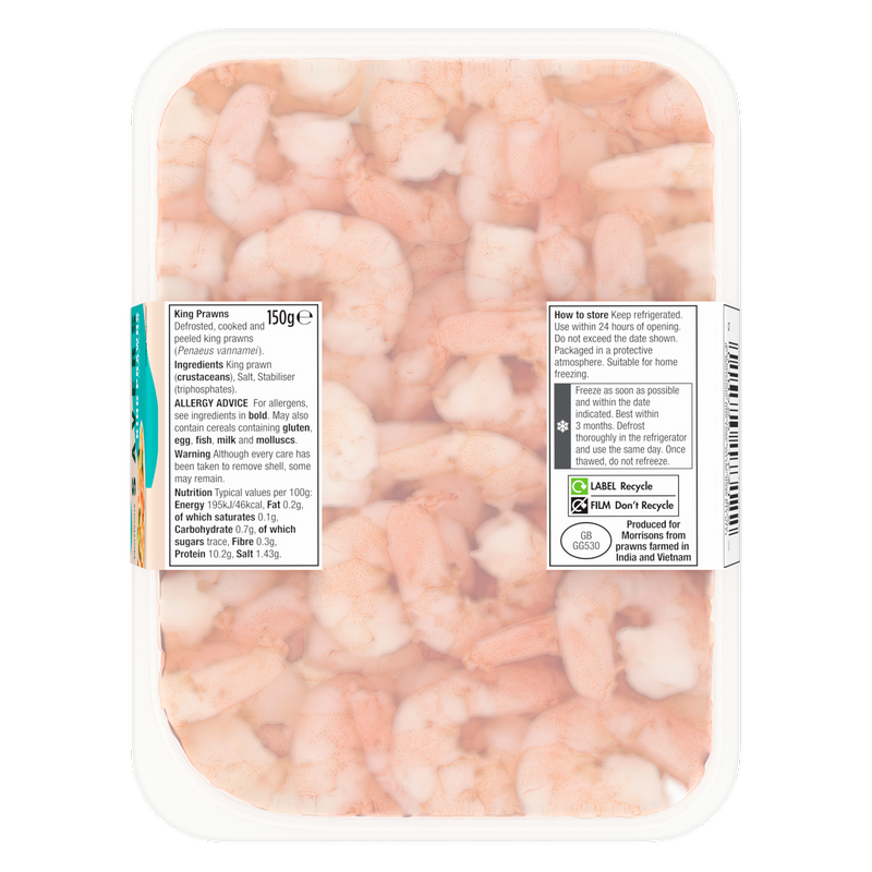 Morrisons Savers King Prawns, 150g