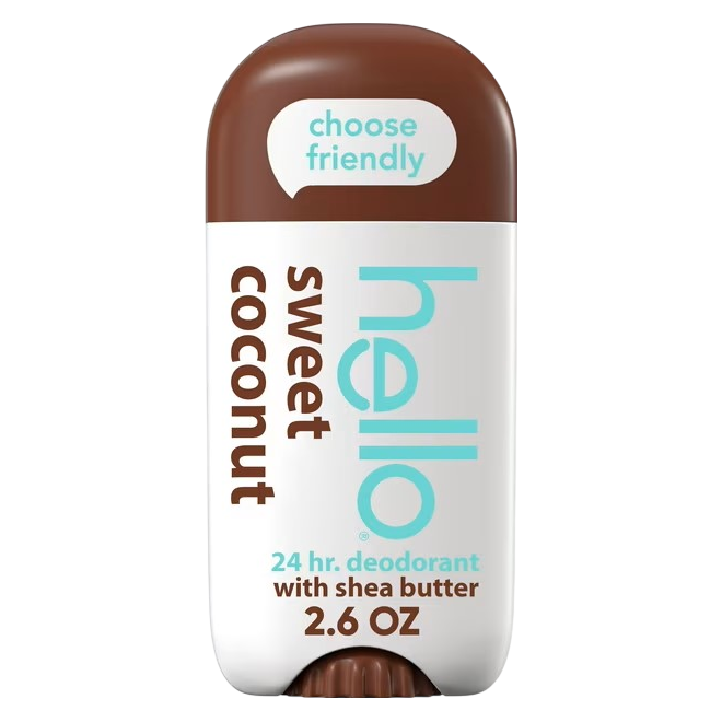 hello Sweet Coconut Deodorant with Shea Butter, 2.6oz