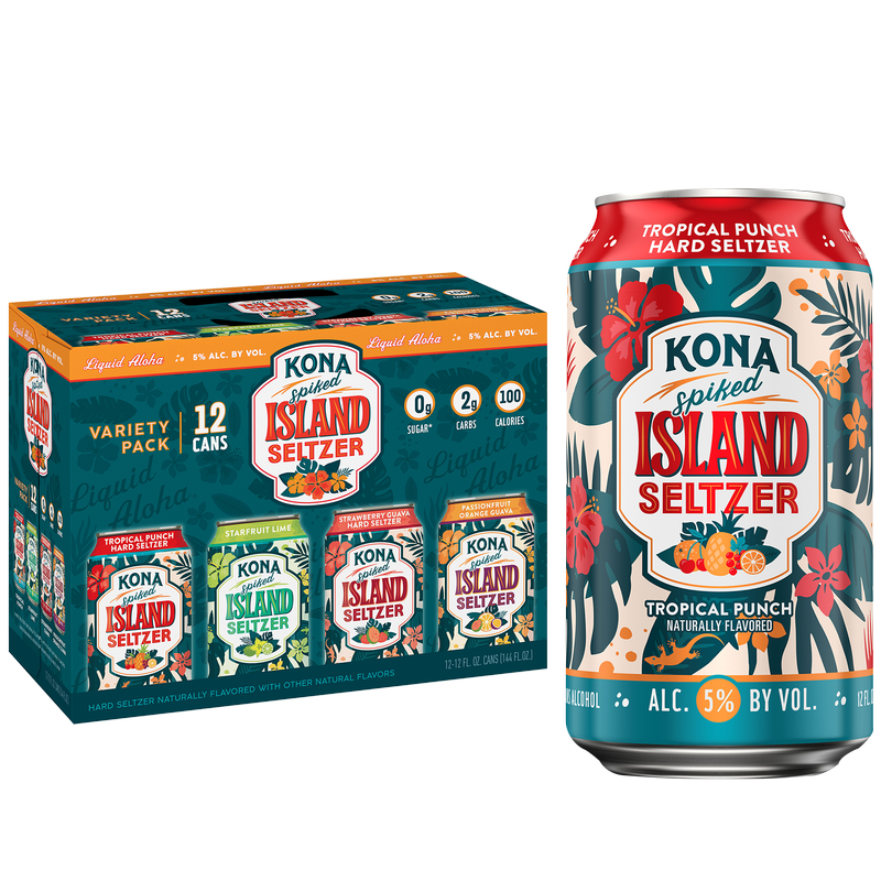 Kona Spiked Seltzer Island Variety 12pk 12oz Can