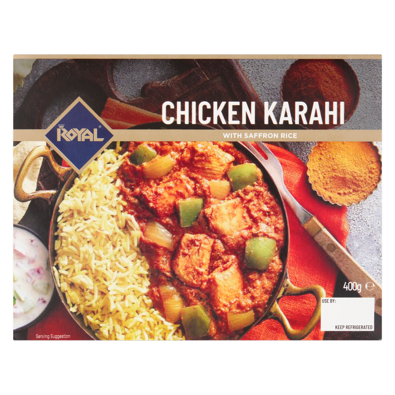 Royal Chicken Karahi & Saffron Rice, 400g