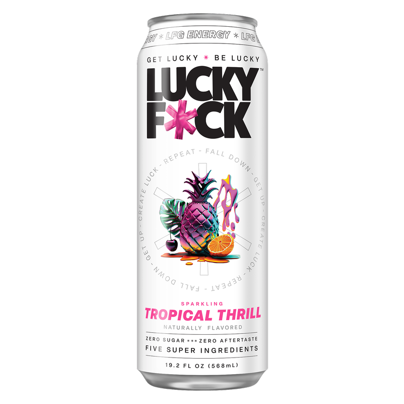 Lucky F*ck Energy Drink Tropical Thrill 19.02oz Can