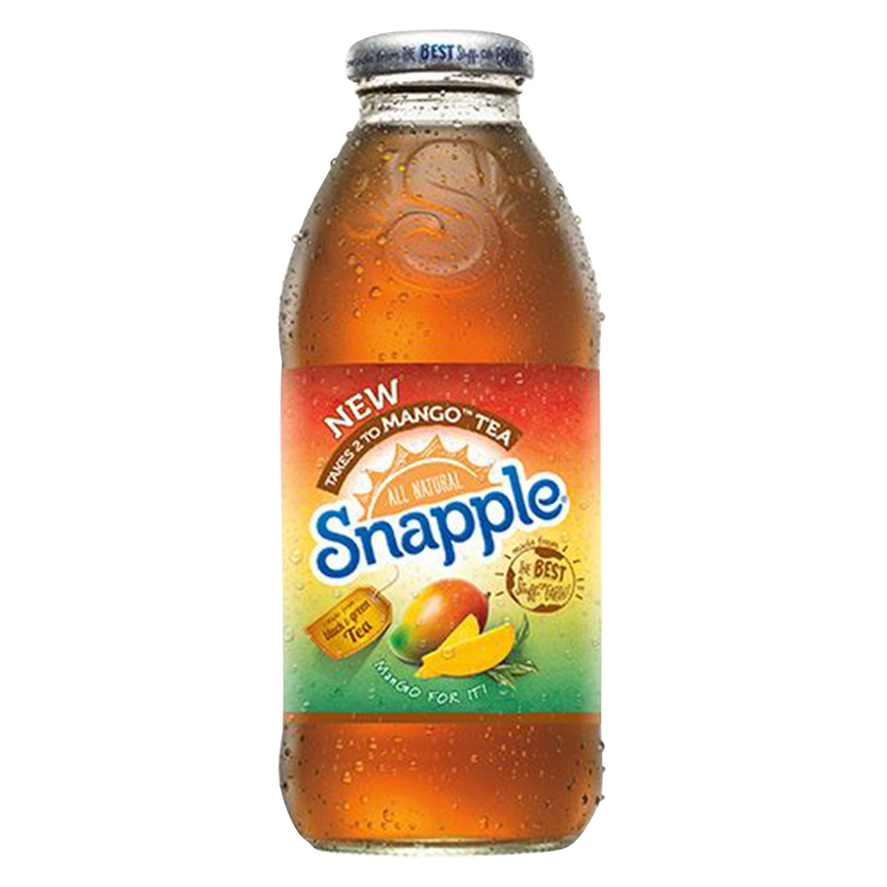 Snapple Takes 2 To Mango Tea 16oz