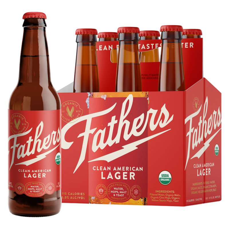 Fathers Brewing American Lager 6pk 12oz Bottle