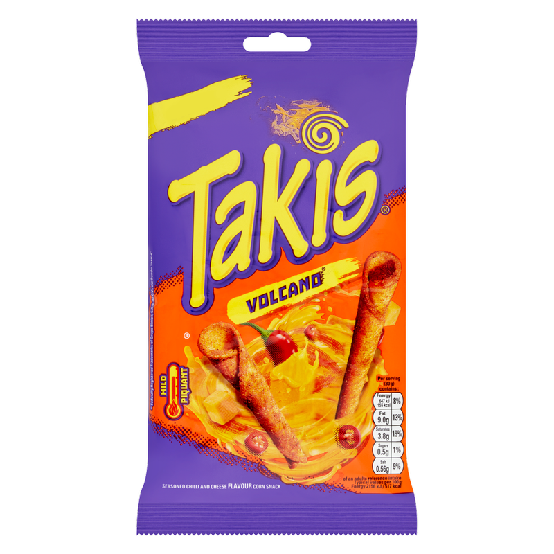Takis Volcano Chilli & Cheese, 100g
