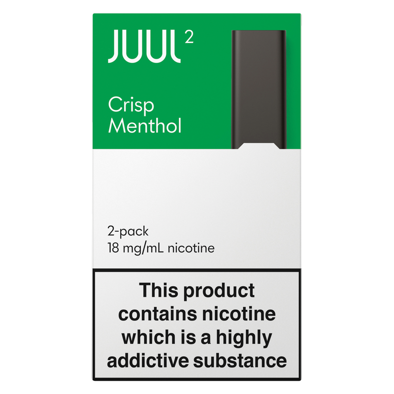 juul 2 mango Juul2 Crisp Menthol Pods 18mg/ml, 2pcs Shop Pink Lemonade Geek NID VERSION:External Battery