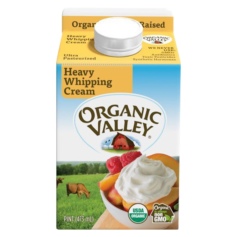 Organic Valley Heavy Whipping Cream 1 Pt.