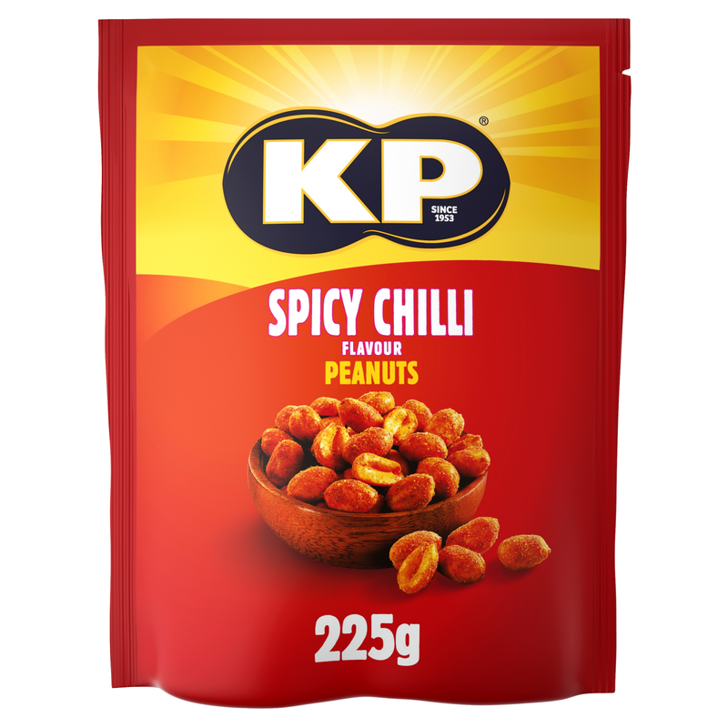 KP Spicy Chilli Peanuts, 225g