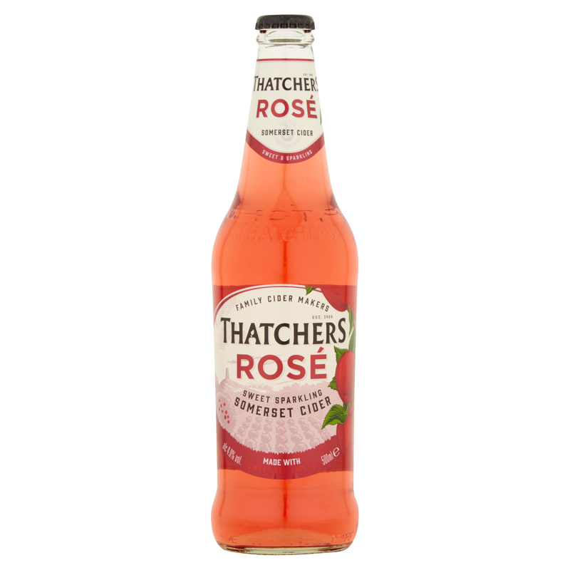 Thatchers Rosé Sweet Sparkling Somerset Cider, 500ml