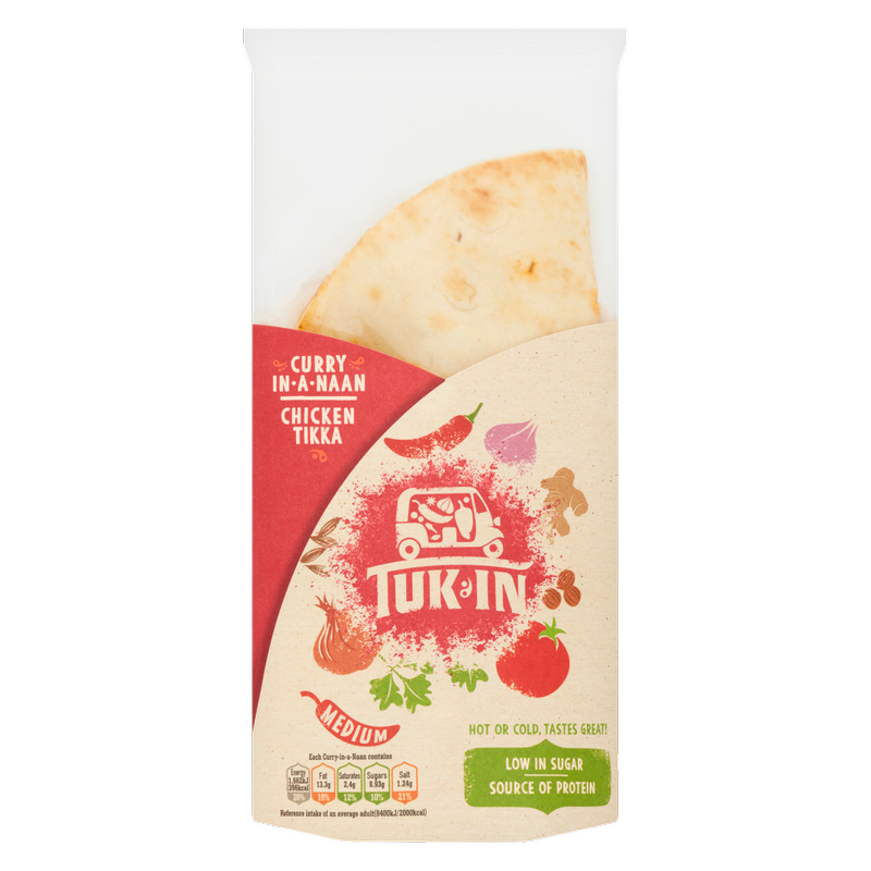 Tuk In Chicken Tikka Naan, 1pcs