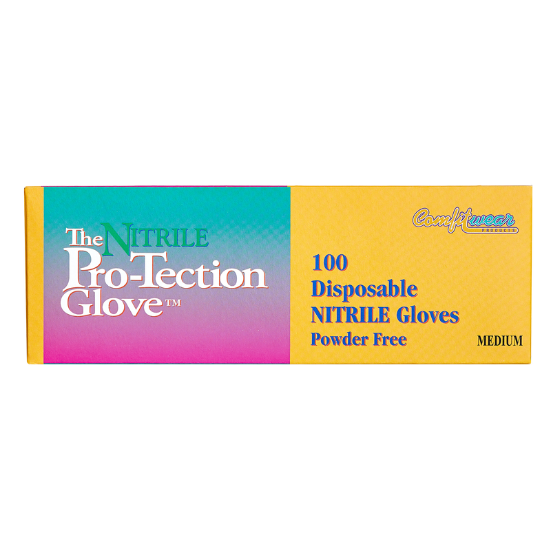 Nitrile Pro-Tection Latex Free Gloves 100ct