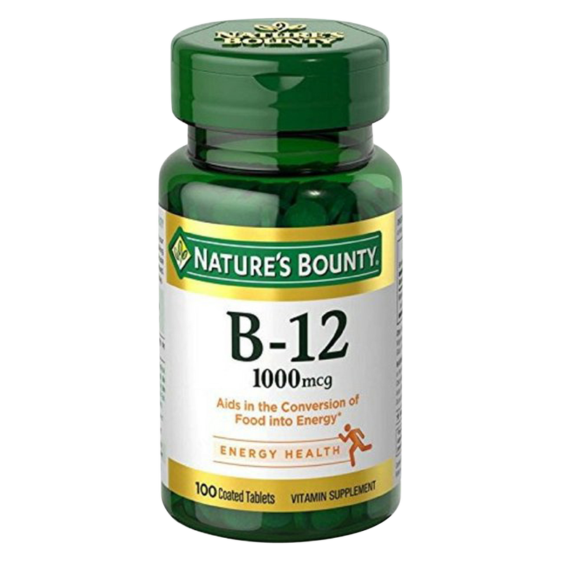Nature's Bounty Vitamin B-12 1000mcg Tablets 100ct