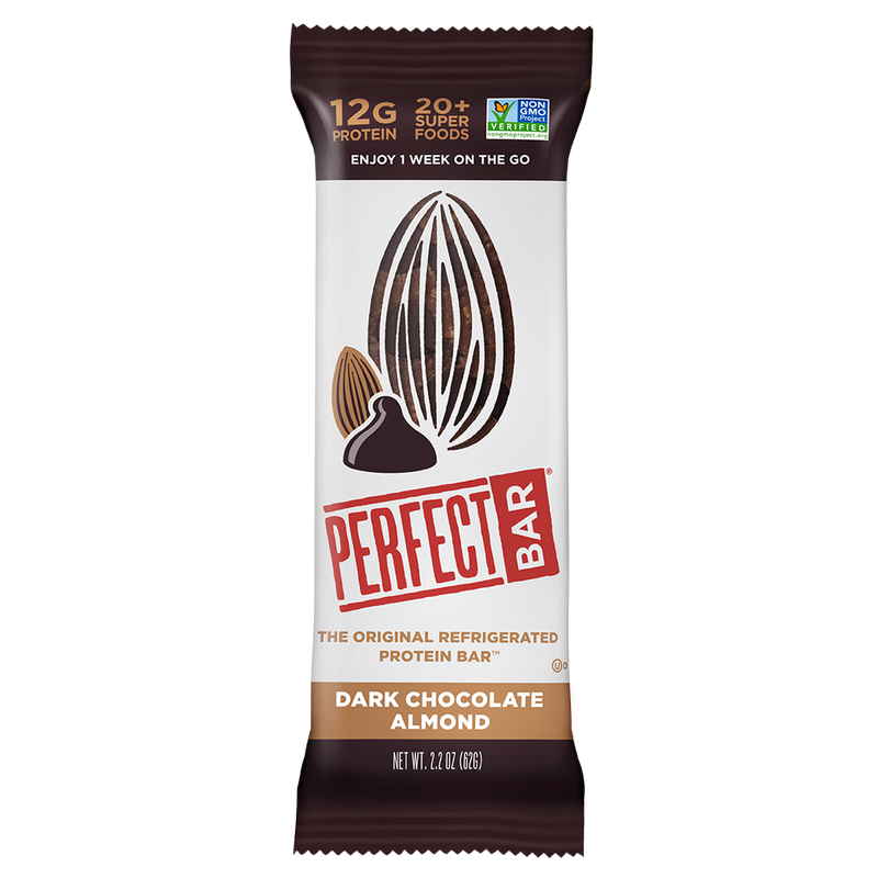 Perfect Bar Dark Chocolate Almond Organic Protein Bar 2.2oz