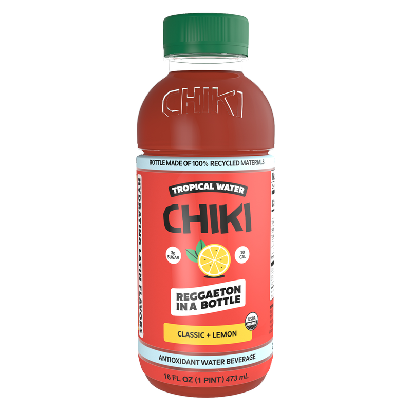 Chiki Chiki Boom Boom Classic Lemon Organic Plant Based Tropical Water 16oz