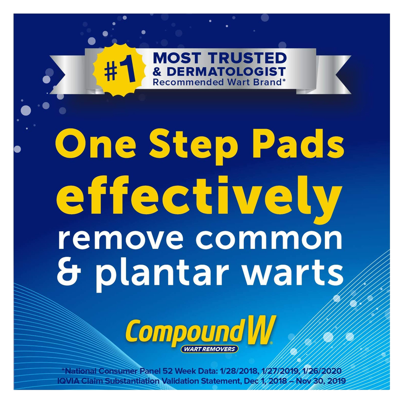 Compound W Maximum Strength One Step Wart Remover Pads 14ct