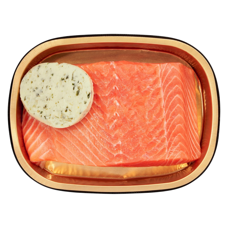Take & Bake Garlic Butter Salmon - Avg. 1lb