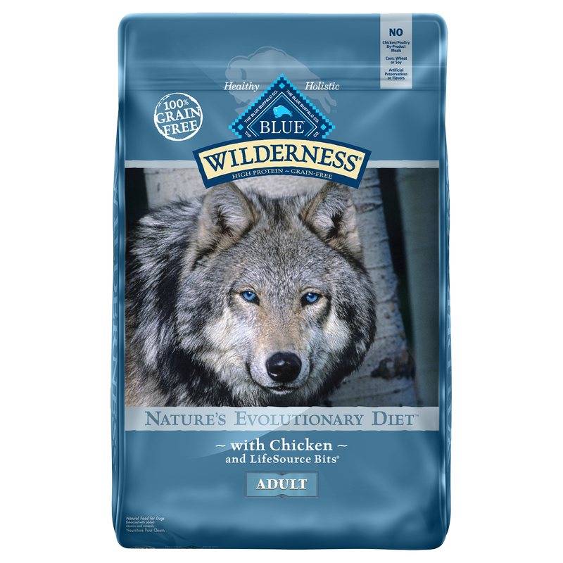 Blue Buffalo Wildernes Chicken Dry Dog Food 24lb
