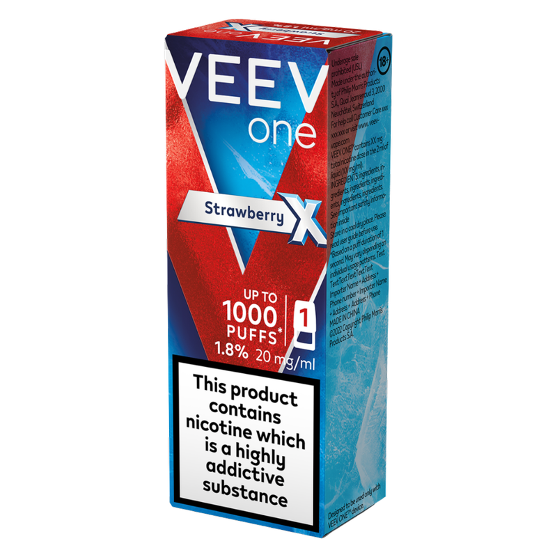 VEEV One Pods Strawberry X 1.8%, 1pcs : fast delivery by App or Online