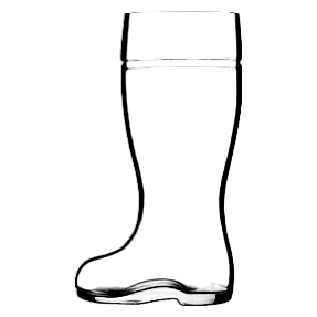 Stolzle Beer Boot Glass