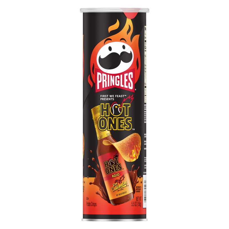 Pringles® Hot Ones® Rojo Standard, 5.5 oz