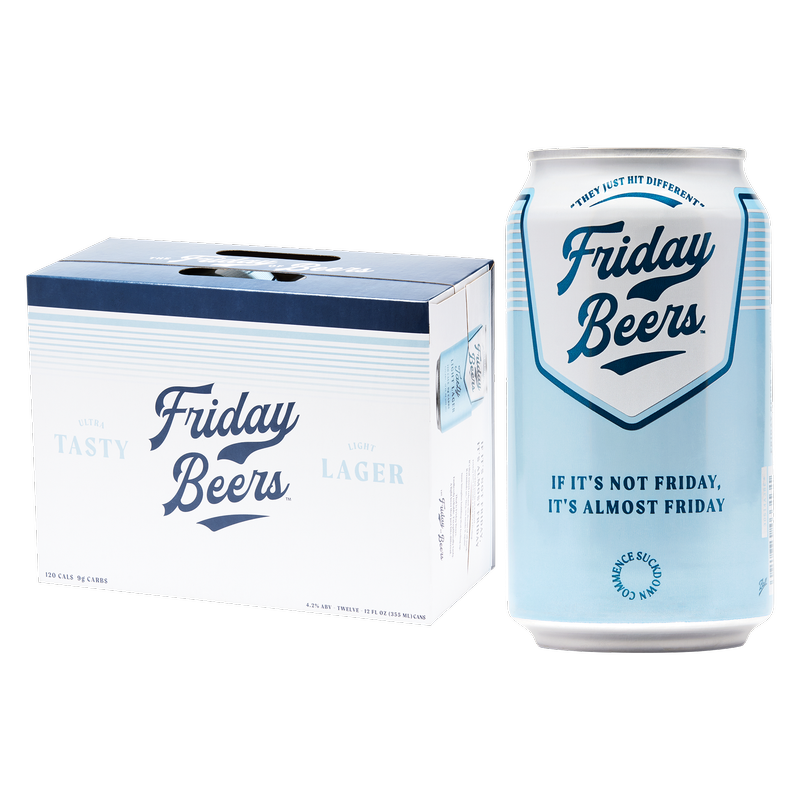 Friday Beers Tasty Light 12pk 12oz Can 4.2% ABV 