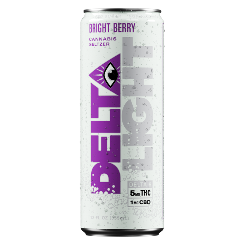 Delta Light 5mg THC Bright Berry Seltzer 12oz Can